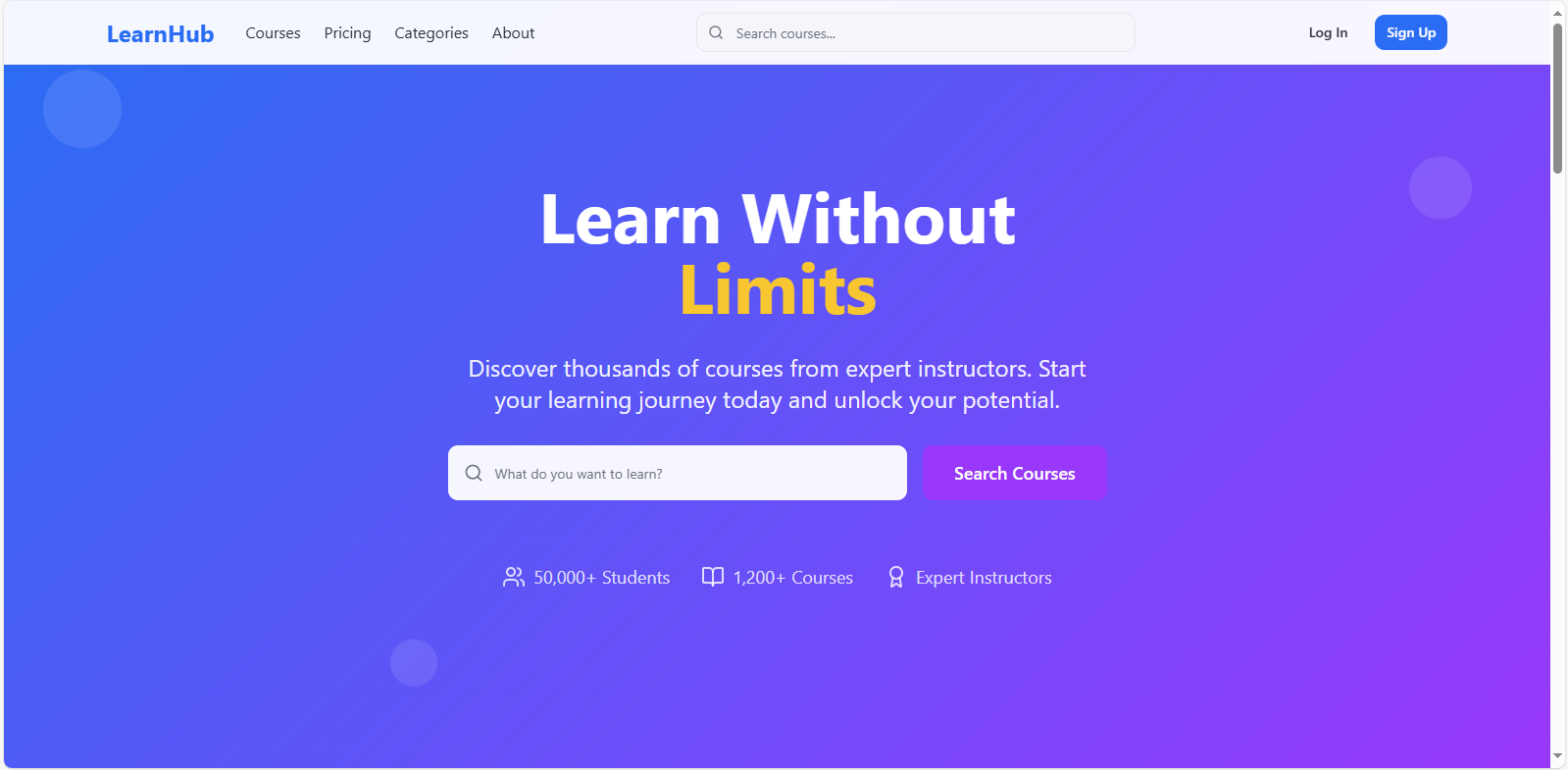 E-LEARNING PLATFORM