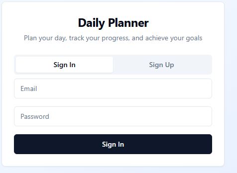 Daily Planner