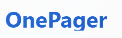 OnePager